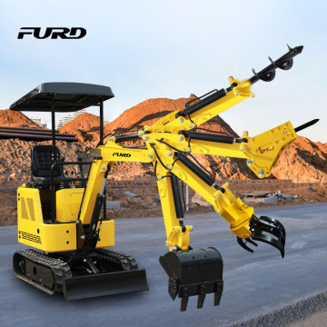 ใหม่ 1 ตันเครื่องมือรวบรวมข้อมูลไฮดรอลิกเครื่องขุดขนาดเล็ก Mini Excavator