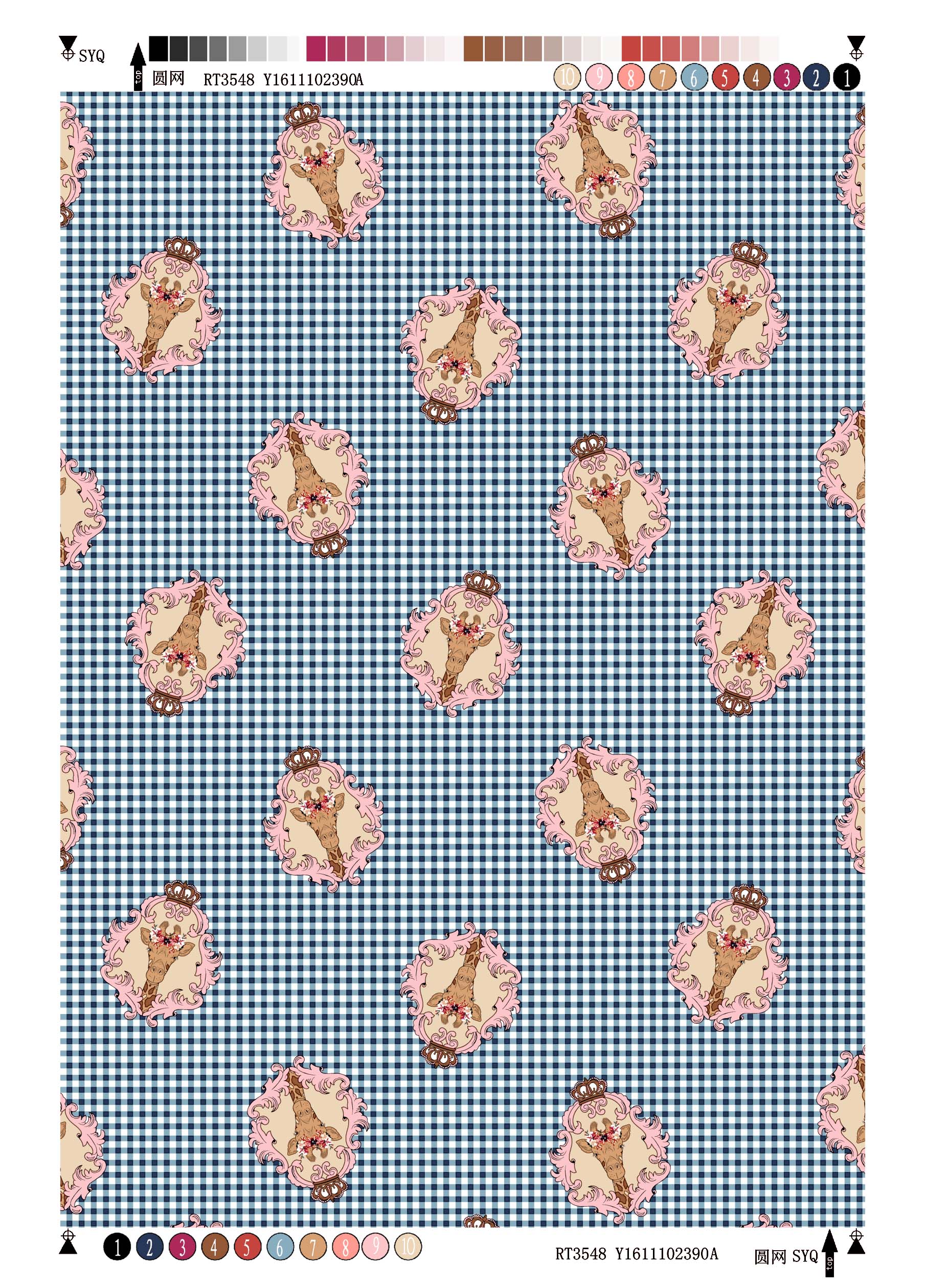 Rayon Voile printing fabric Check Interest