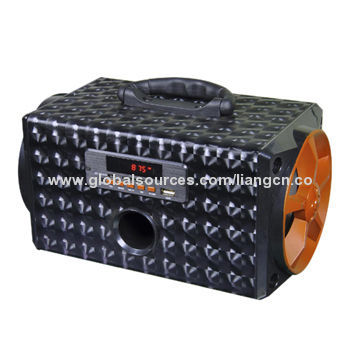 Modern design wooden speaker FM radio with Bluetooth optional