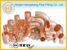 copper fittings for plumbing and HVACR use