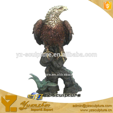 Indoor Cast Bronze animal Eagle Statue Sculpture