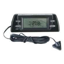 Automobile digital inside/outside thermometer