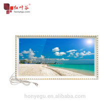 Luxurious Waterproof Decorative Wooden Frame Carbon Crystal Panel Infrared Heater