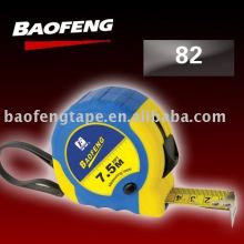 two stops steel tapeline with color rubber