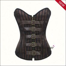 Mature woman fashion sexy top corset neck corset steel