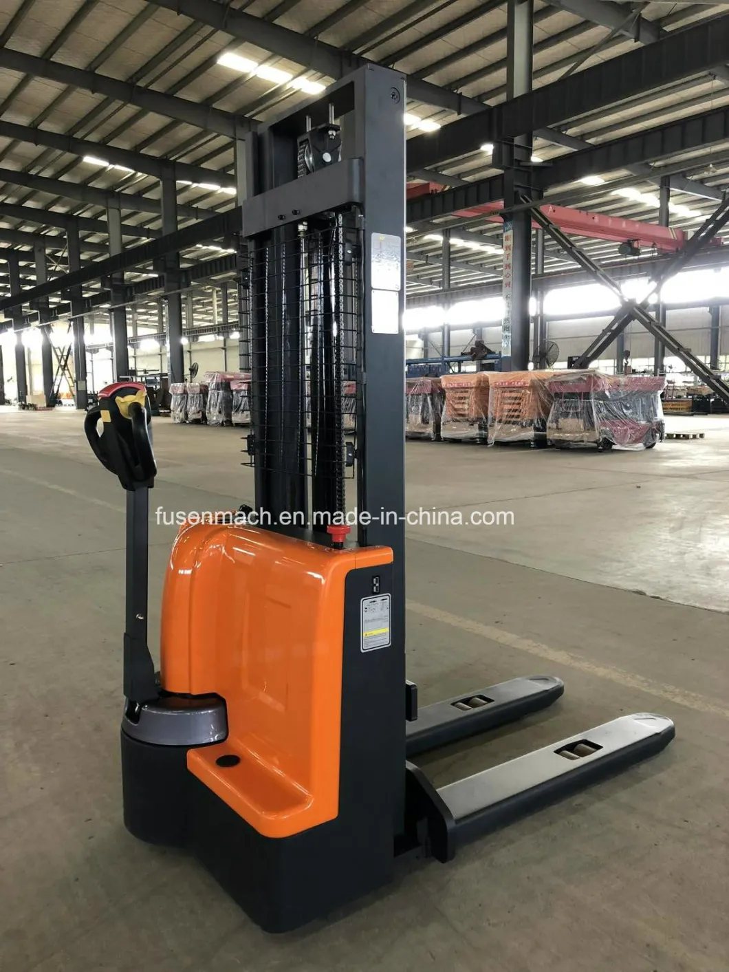 New 1.6ton Hydraulic Electric Pallet Stacker Cdd1.6 with Good Price