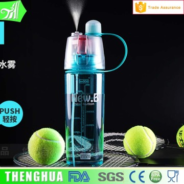 sports drinks bottle, spray drinks bottle, plastic water bottle