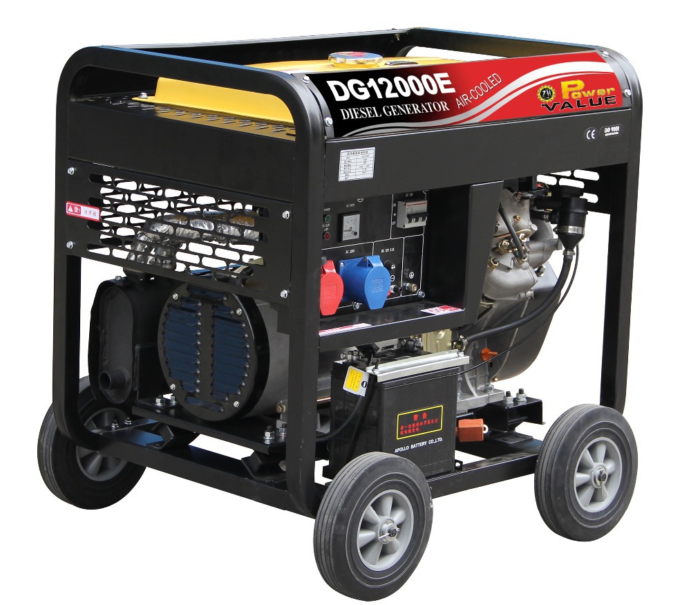 Power Value 2kva to 6kva low fuel consumption diesel generator