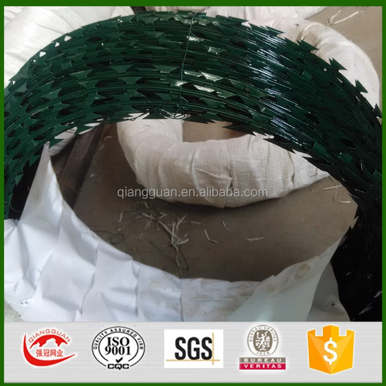 bto25 cbt60 cbt65 stainless steel 430 razor wire /bto30 razor wire mesh/bto22 concetina wire barrier