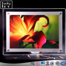 New Slim Crystal LED Light Box Photo frame,Custom Photo LED Frame
