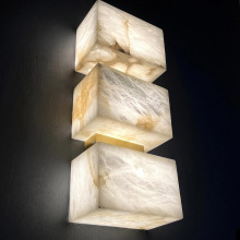 Spanish Marble Alabaster Decorative Wall Sconce Light