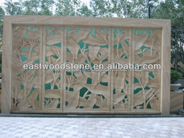 decorative stone relief wall sculpture