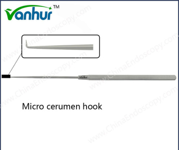 E. N. T Surgical Instruments Micro Cerumen Hook