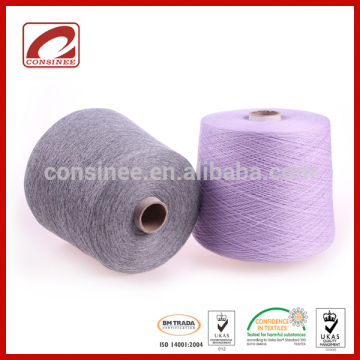 Consinee dyed 100% baby cashmere yarn for baby sweater design