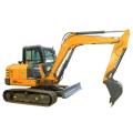 CE yang disetujui Excavator crawler hidrolik mini 6 ton