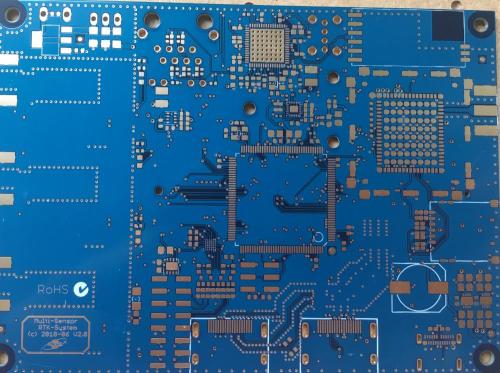 4 lapisan 1.4mm solder biru ENIG PCB