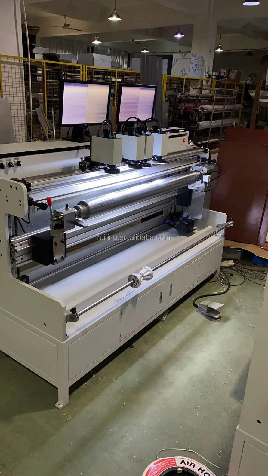 Hanging plate mounter for flexo printing machine