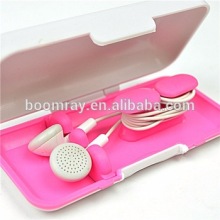 under 1 dollar gift mobile accessories plastic earphone cable organizer box