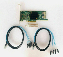 LSI 9217-8i 6Gbs SAS HBA P20 IT Mode for ZFS FreeNAS and unRAID with 2x 8087 SATA Cables