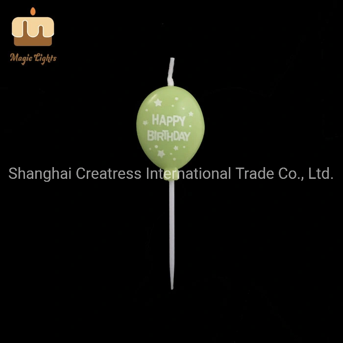 Chinese Smokeless Fancy Balloon Shape Birthday Candle UK