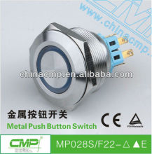 MP28SF22E 2 step push button switch , wealth metal switch, water proof switch
