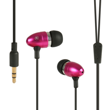 Auricolari stereo con cavo in-ear Auricolari Cuffie in metallo