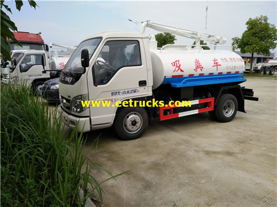 Foton 2500L Excrement Vacuum Trucks