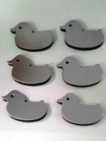 6pcs duck shape strong decorative refrigerator magnets