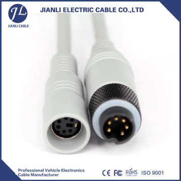 rearview camera 6pin waterproof S video extension cable