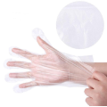 Jednorázové PE rukavice plastu