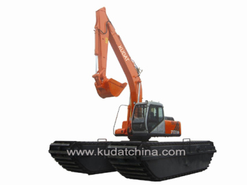 21ton Amphibious Excavators with Pontoon (K210SD)