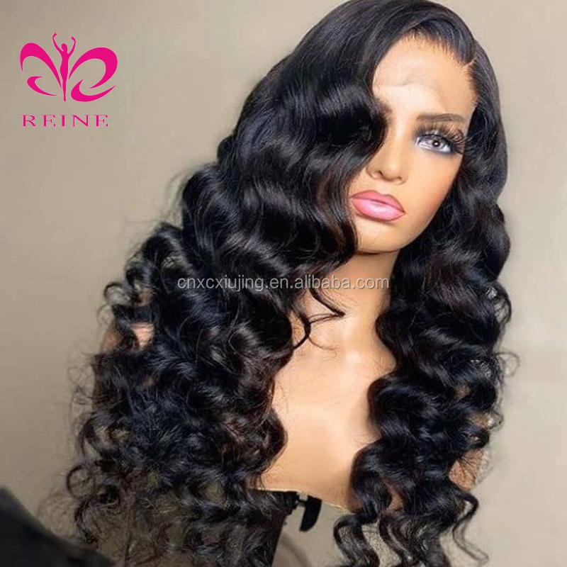 30 Inch 32Inch Indian Virgin Human Hair Wigs,Brazilian Peruvian Body Wave 4X4 Cuticle Aligned 3 Part Lace Closure Wig