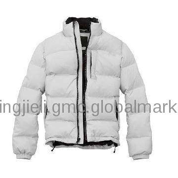 Man down coat space suit outdoor clothing