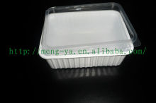 Disposable 1000ml Plastic box with lid For dinner
