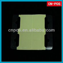 supermarket display adhesive plastic hanging tabs