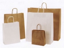 customized poly-lined paper bags