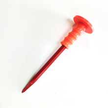 Hexagonal Forged Cold Moil Point Chisel With TPR Handle