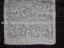 Burn Out Silk Viscose Velvet Shawl