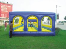 bungee run inflatable sport playground