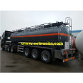 3 Axle Hydrochloric Acid Usafirishaji Trailers Tank