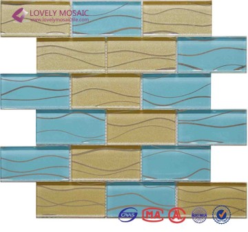 three-dimensional mosaic tile for interior wall