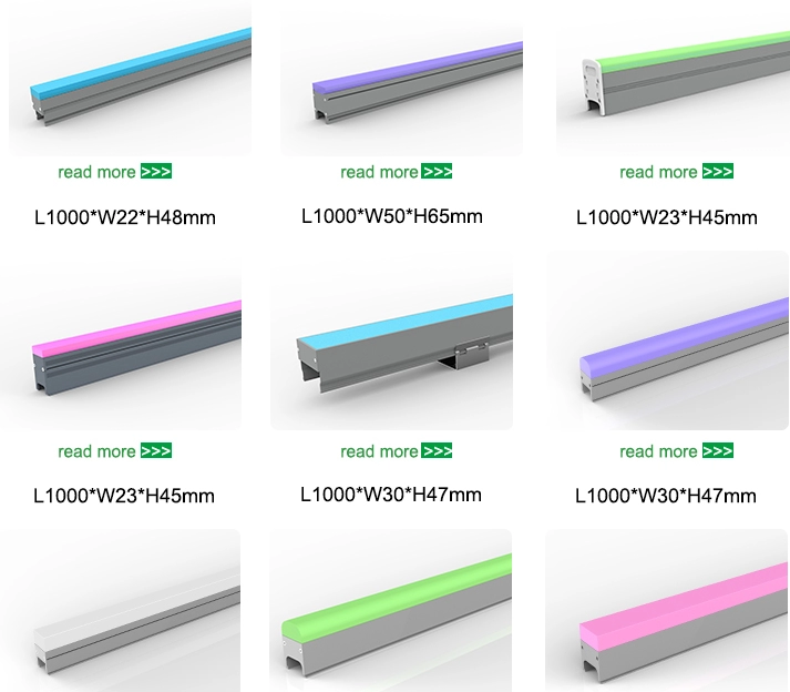 LED linear light multi-color optional for restaurant