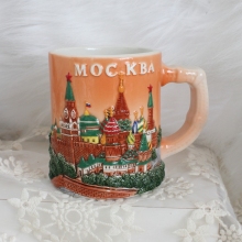 Custom Handpainted Russian Coffee Mugs - 8oz, 12oz, 16oz Souvenirs