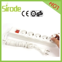 Germany Power Electrical Extension Soket with Switch (7101-05)