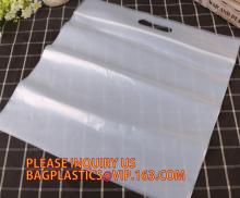 zipper/zip-lock /zip lock plastic handle bag, Matt Handle PVC Zipper Bag For Apparel, Reclosable Zipper Stand-up Drink Bag, zipp