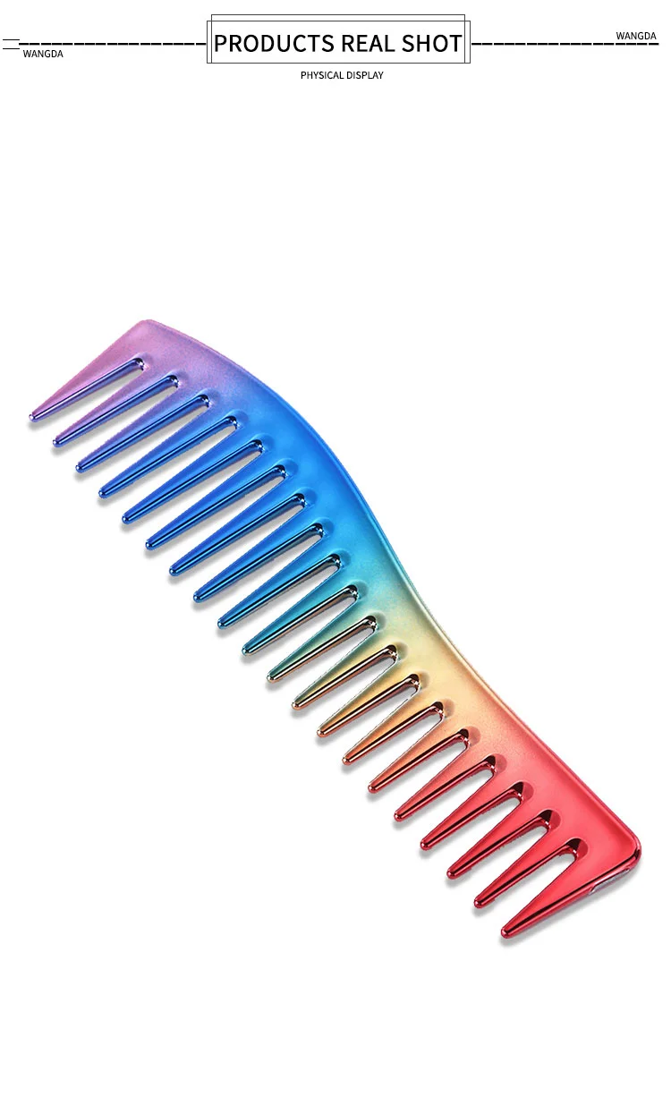 2021 High Quality Professional Rainbow Hair Comb Factory Price Wholesale