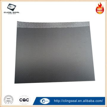 reinforced compressed graphite sheet