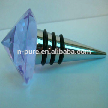 Crystal Diamond Shaped Wine Stopper