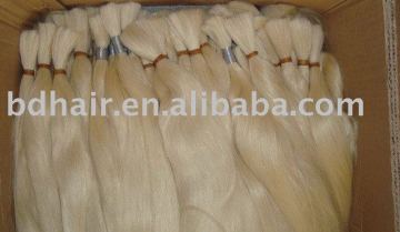 100% natural human hair bulk