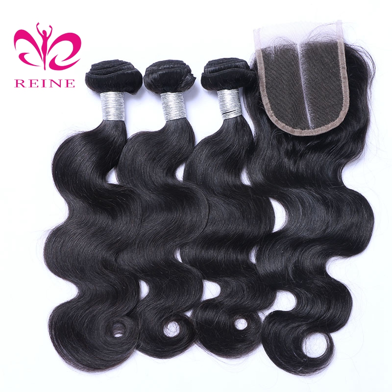 Factory Wholesale 8A Grade 100% Peruvian Human Hair, Unprocessed Virgin Body Wave Peruvian Hair Bundles with Closure